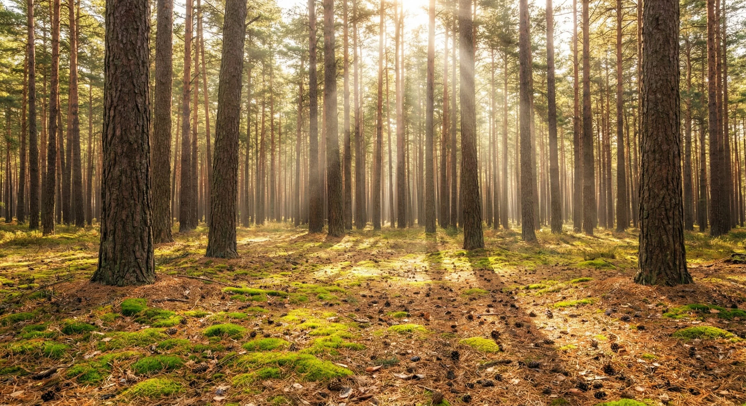 Sonnenlicht im Freundwald